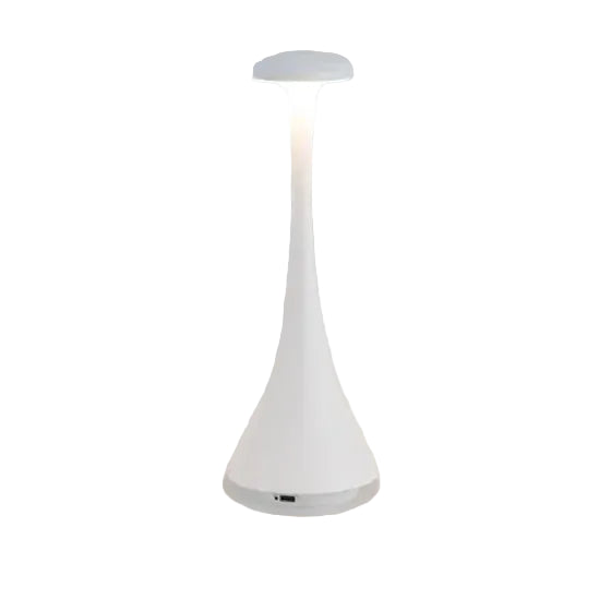 USB-C Rechargeable Mushroom Table Lamp with Touch Dimming