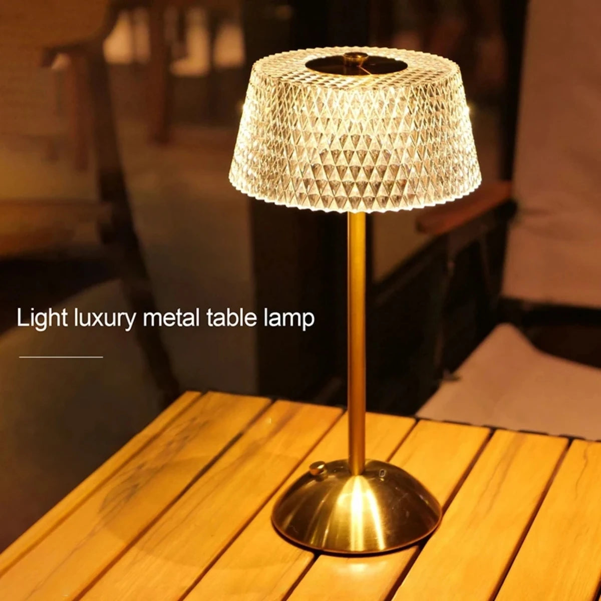 Rechargeable LED Table Lamp with Touch Control
