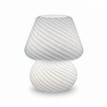 Mushroom Glass LED Table Lamp 3 Light Colors