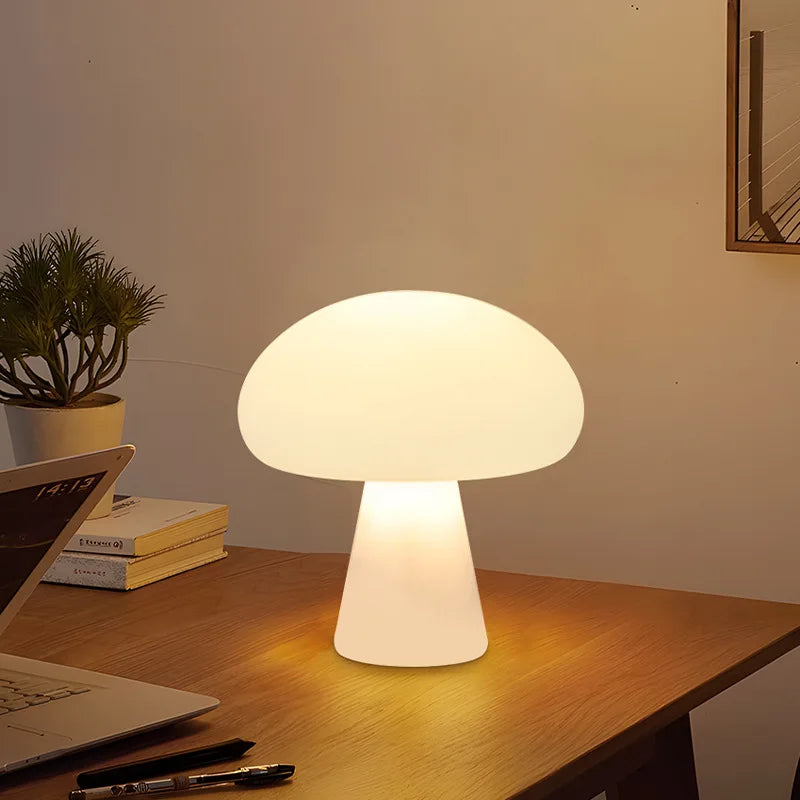 Mushroom LED Table Lamp With ABS Shade