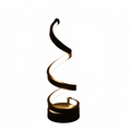 Spiral LED Table Lamp With Dimmable Brightness