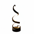 Spiral LED Table Lamp With Dimmable Brightness
