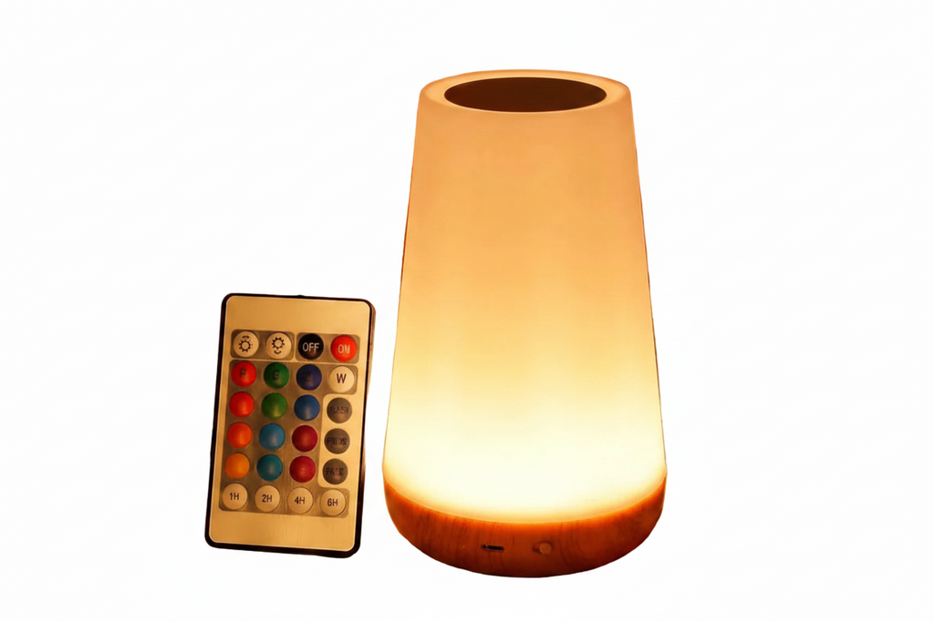 RGB Rechargeable LED Night Light Touch & Remote Control
