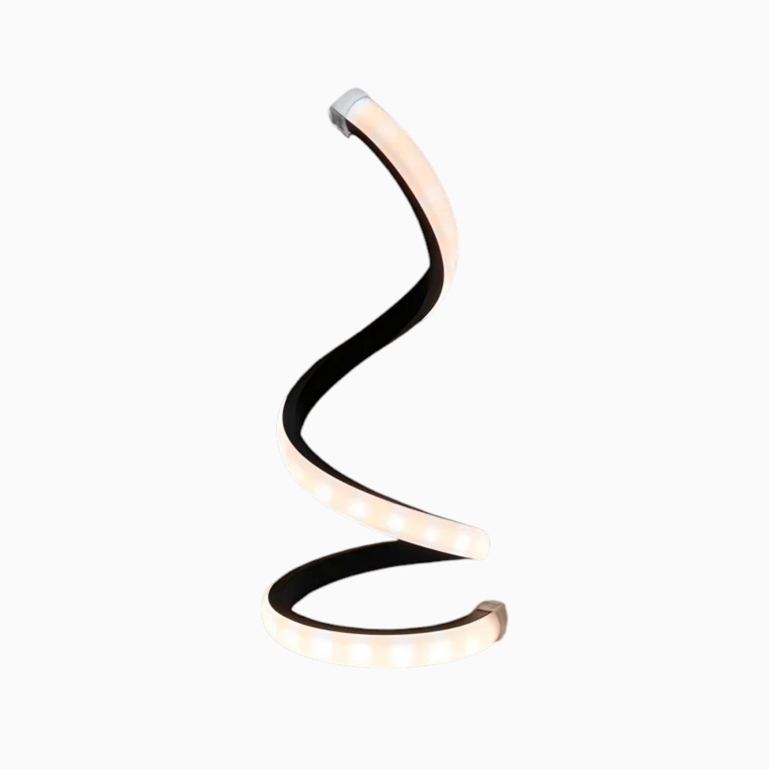 Spiral LED Table Lamp With Dimmable Brightness